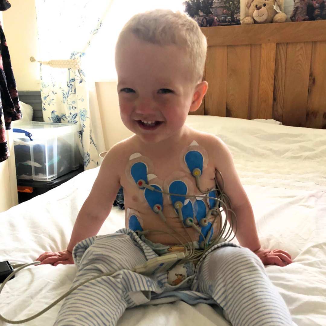 Image of Henry at hospital