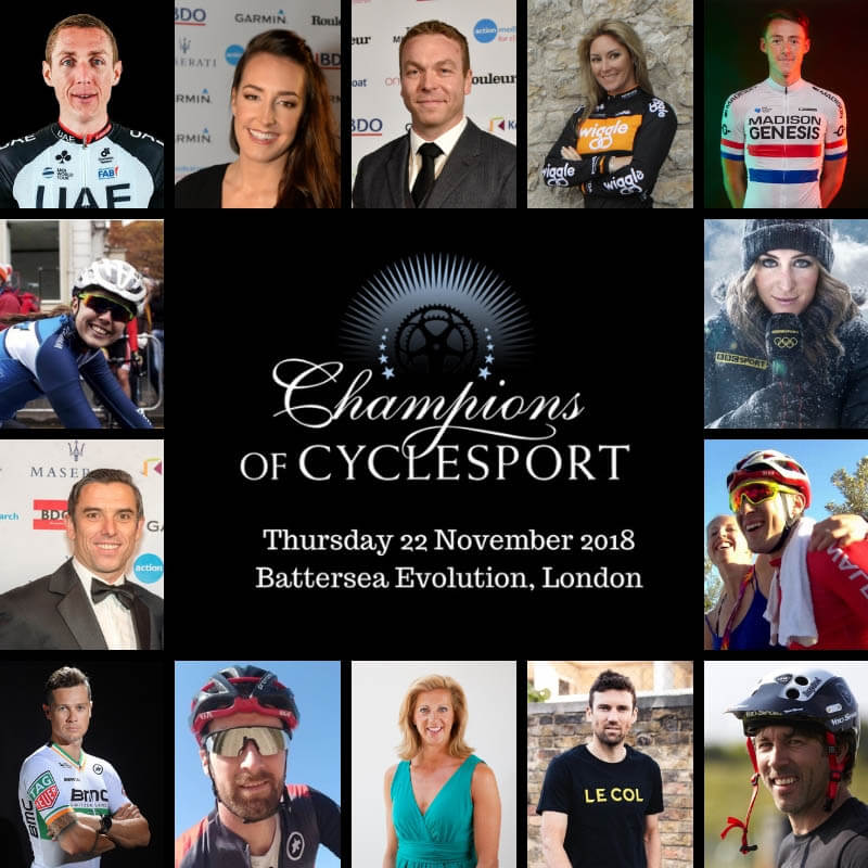 This years Cycling superstar guests